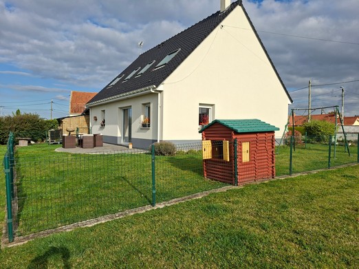 façade arrière, terrasse et jardin