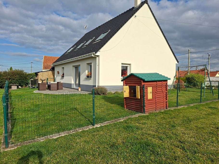 façade arrière, terrasse et jardin