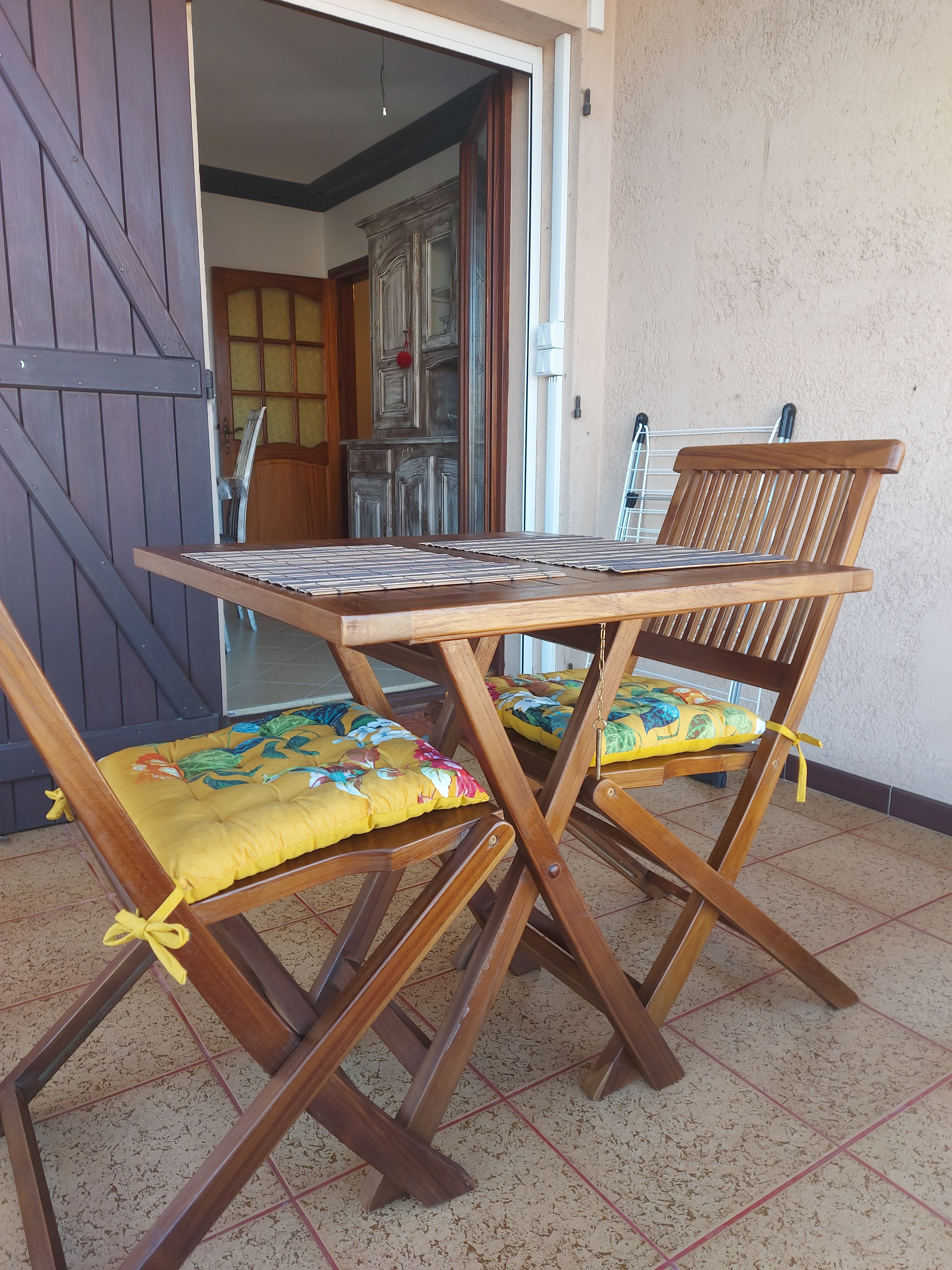 Loggia, idéale pour vos repas