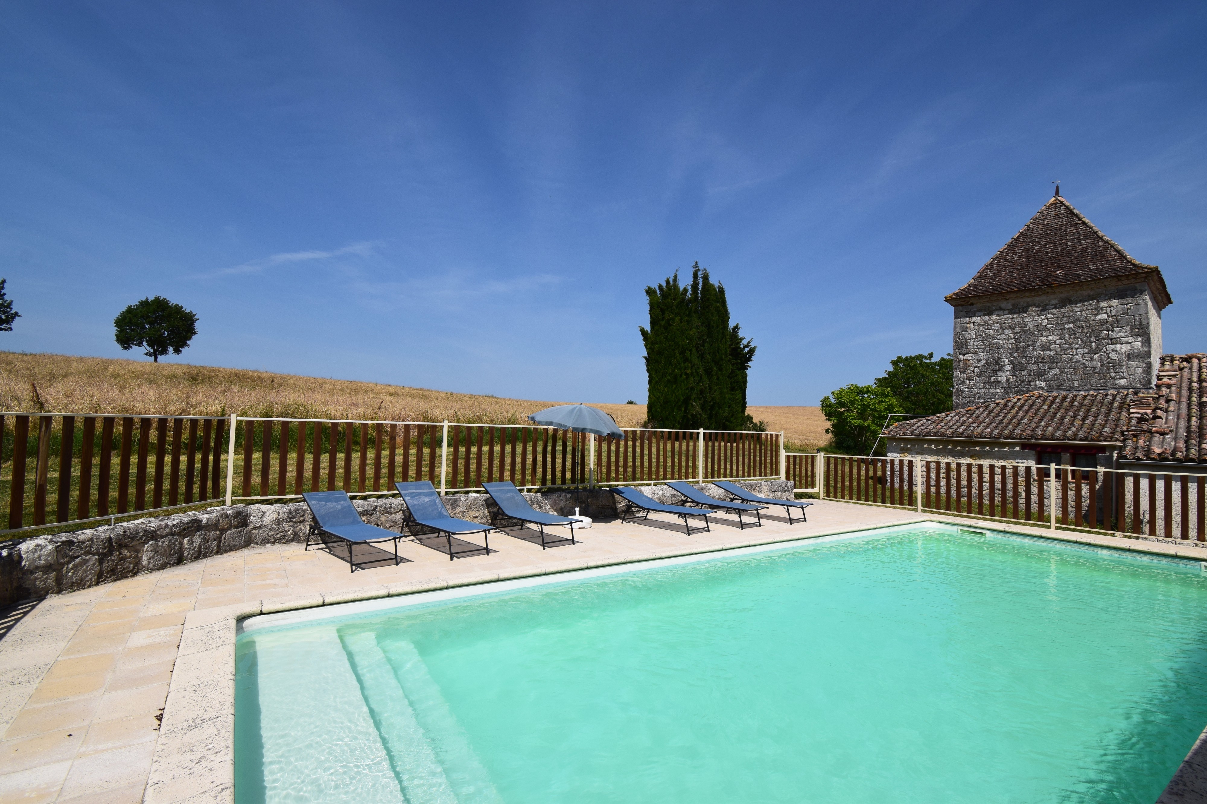 Piscine partagée