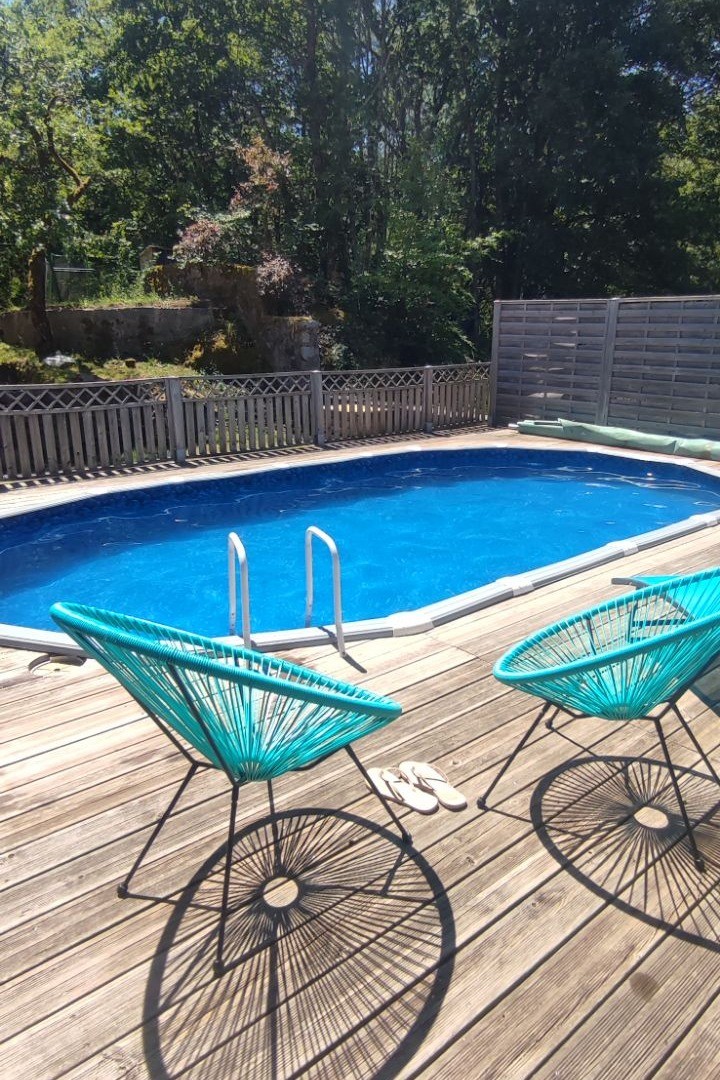 Piscine privée extérieur Gîte du Pré Forestier