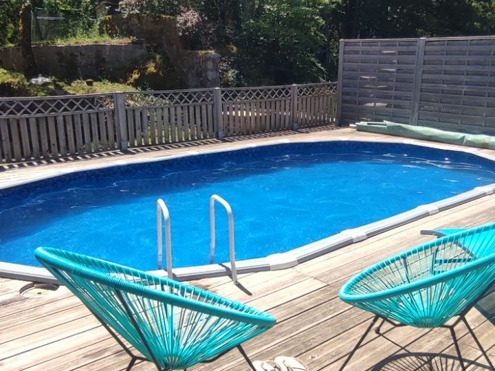 Piscine privée extérieur Gîte du Pré Forestier