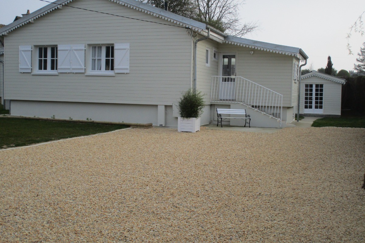 Entrée  Extérieur Aure-sur-mer location de vacances la Lousiane
