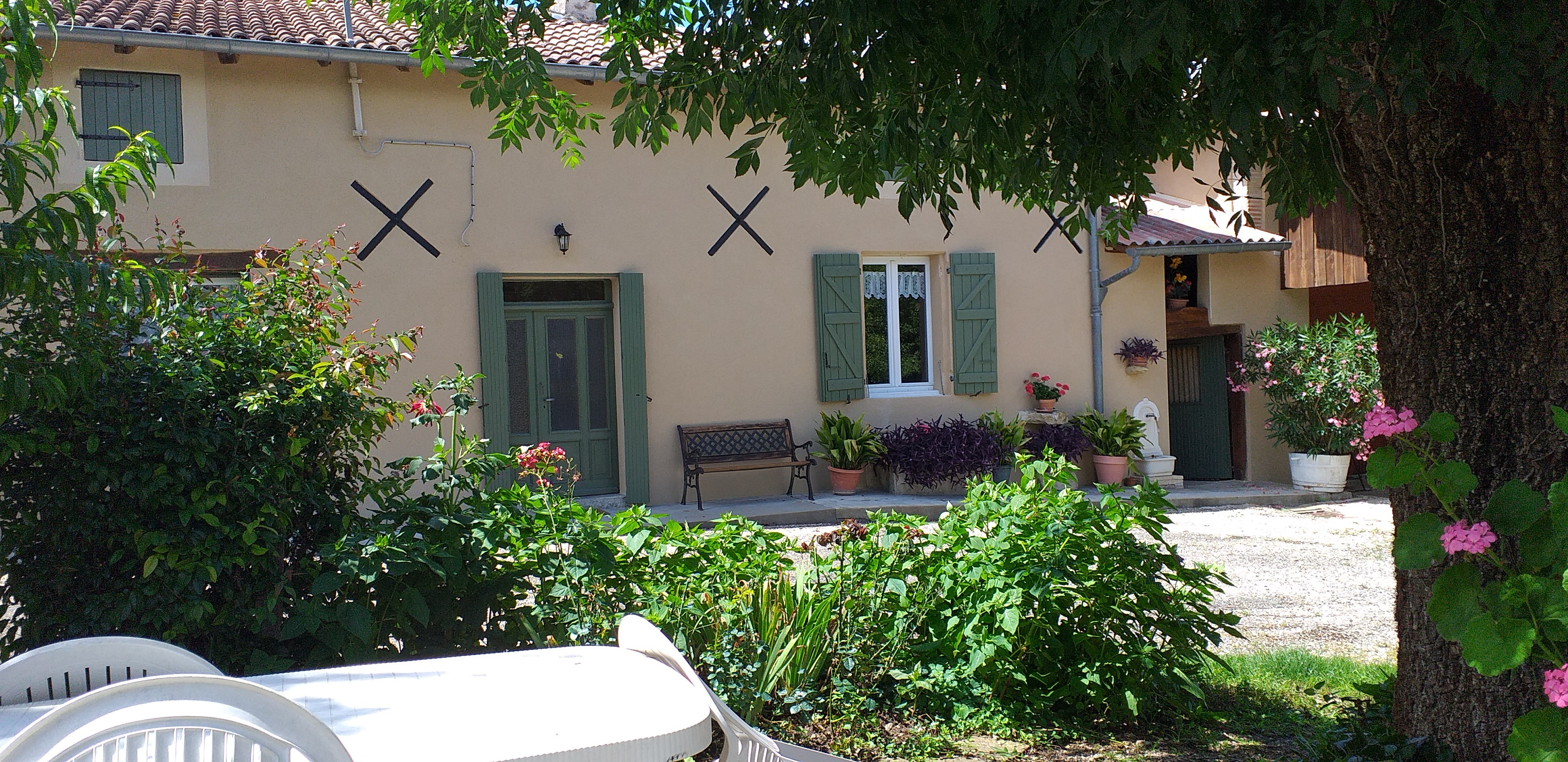 Façade du gîte