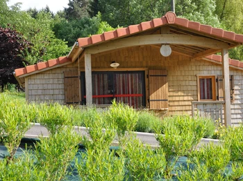 Vue de l'entrée du chalet