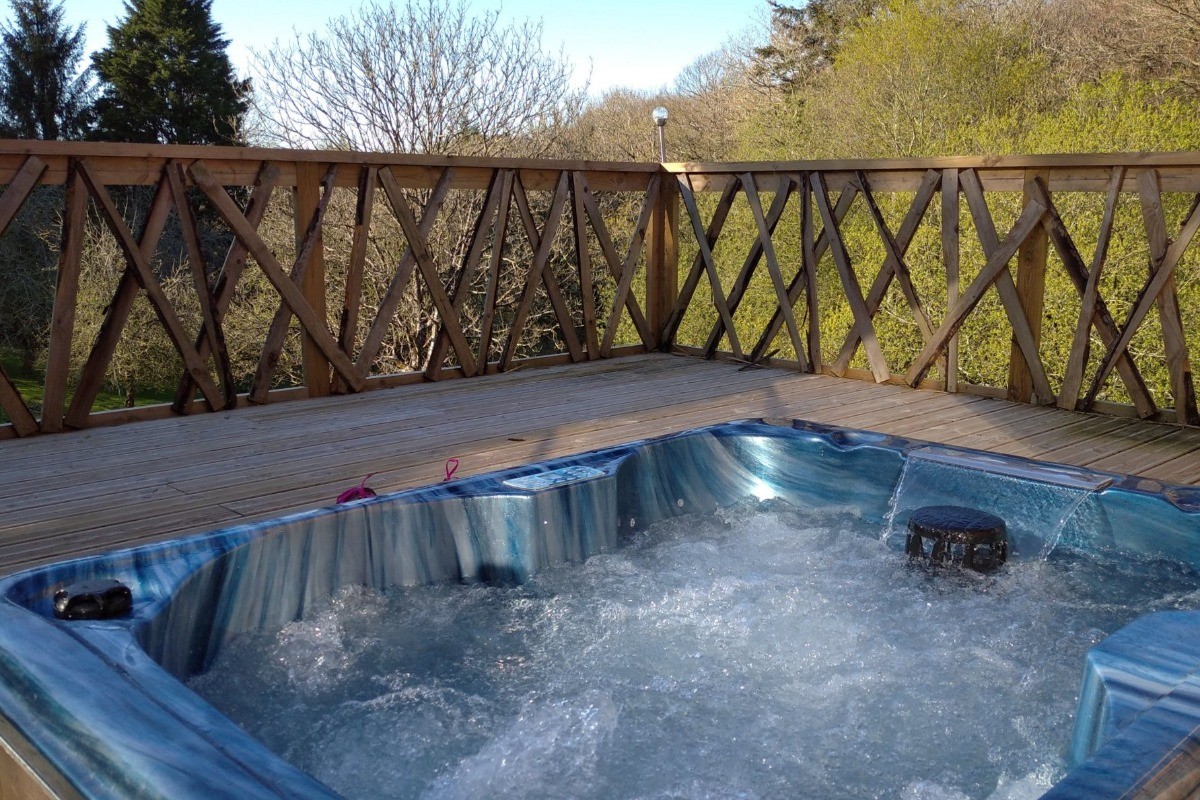 Jacuzzi sur la terrasse