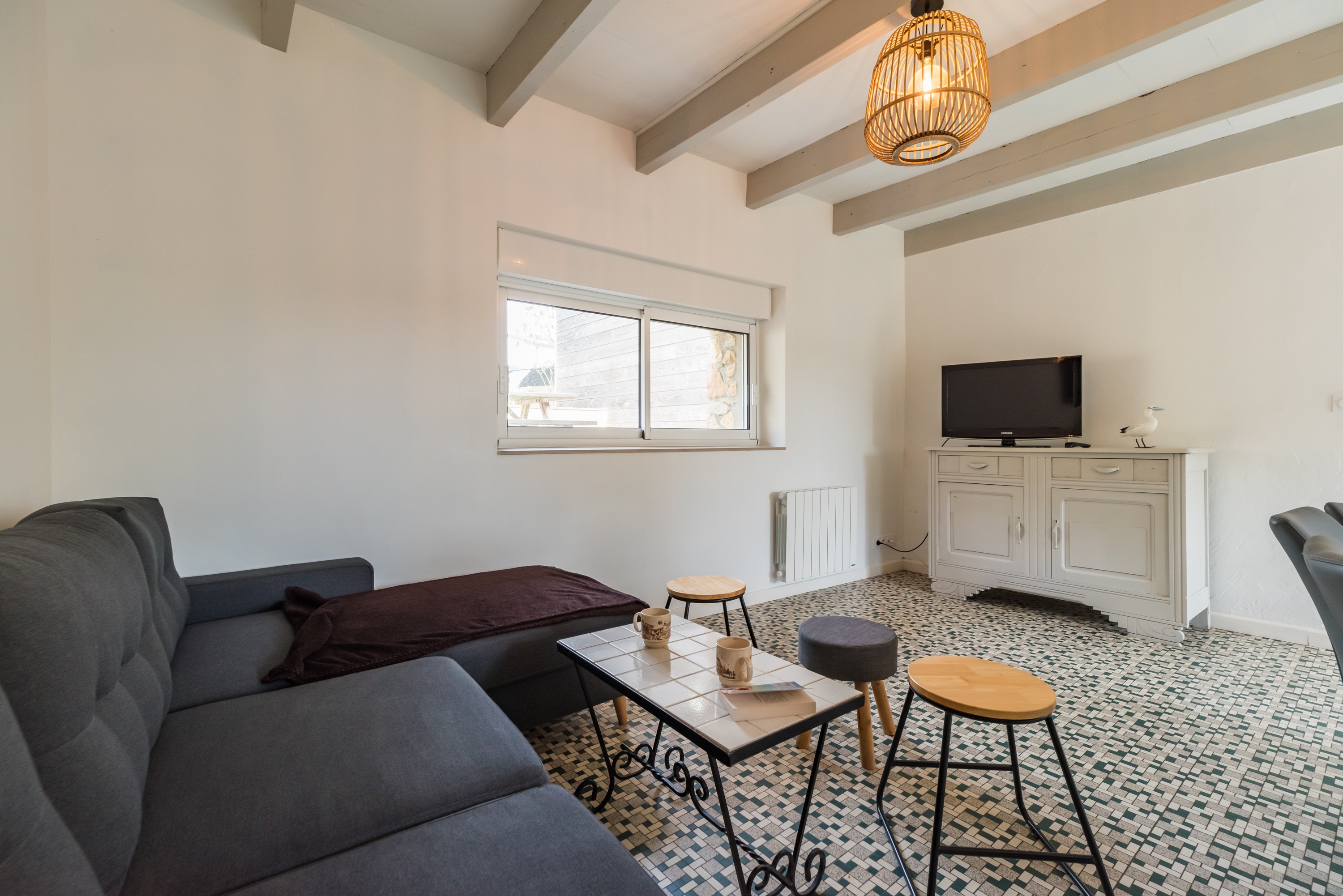 Rental Paimpol Clévacances Derrien, salon