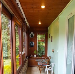 Véranda pour d'agréables moments de détente.
Crédits photo : Clévacances 35