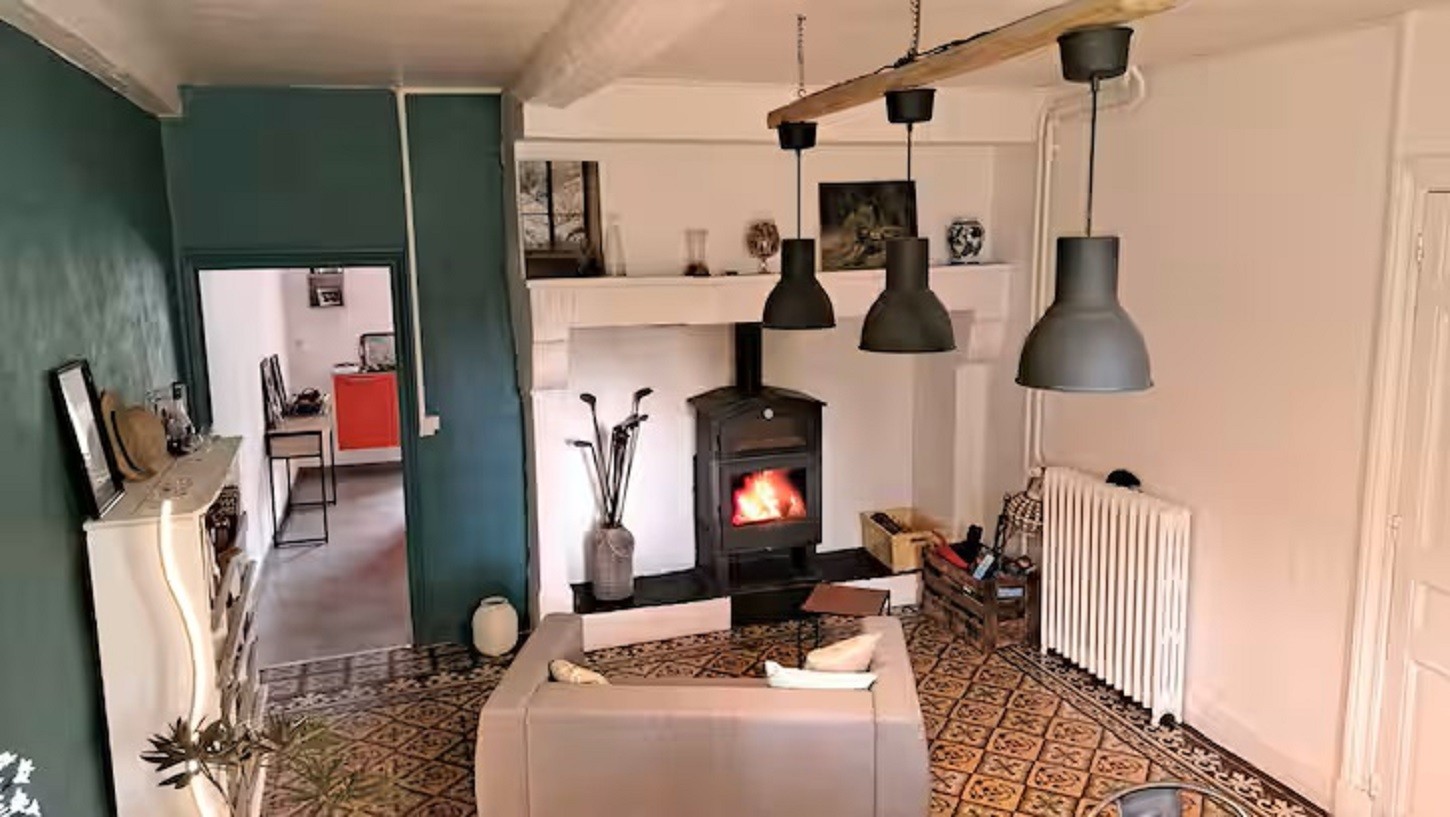 Maison "Le Suquet", Pontgibaud, Puy de Dôme : Le salon-salle à manger
