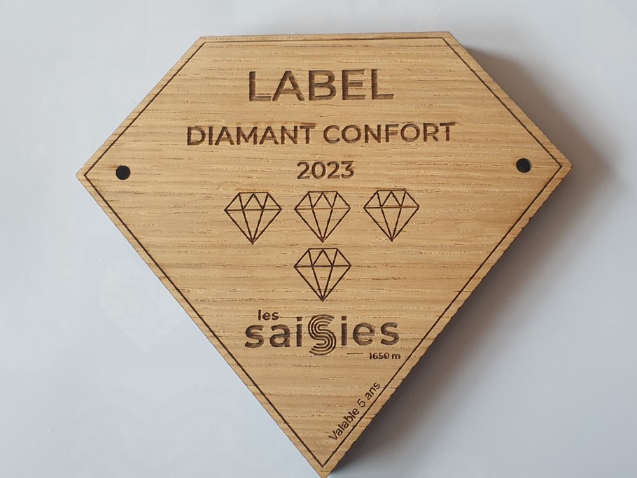Classement 4 diamants à l'Office de Tourisme des Saisies
