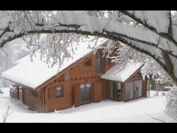 Chalet les 4 Saisons sous la neige