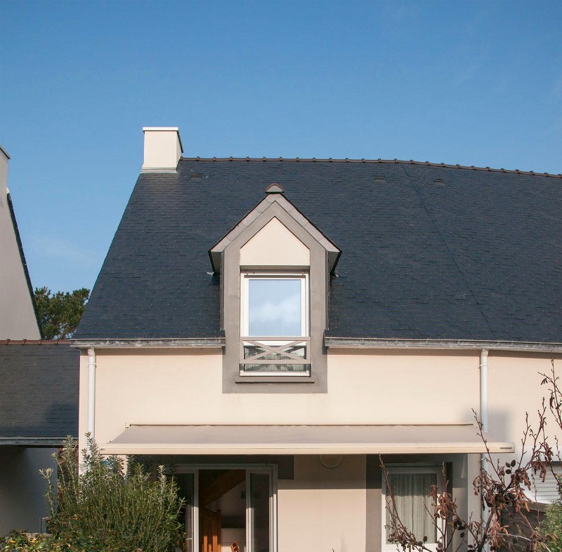 vue façade sud avec jardin