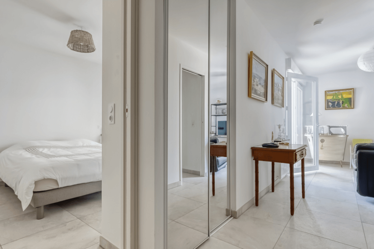 Vue depuis l'entrée de l'appartement