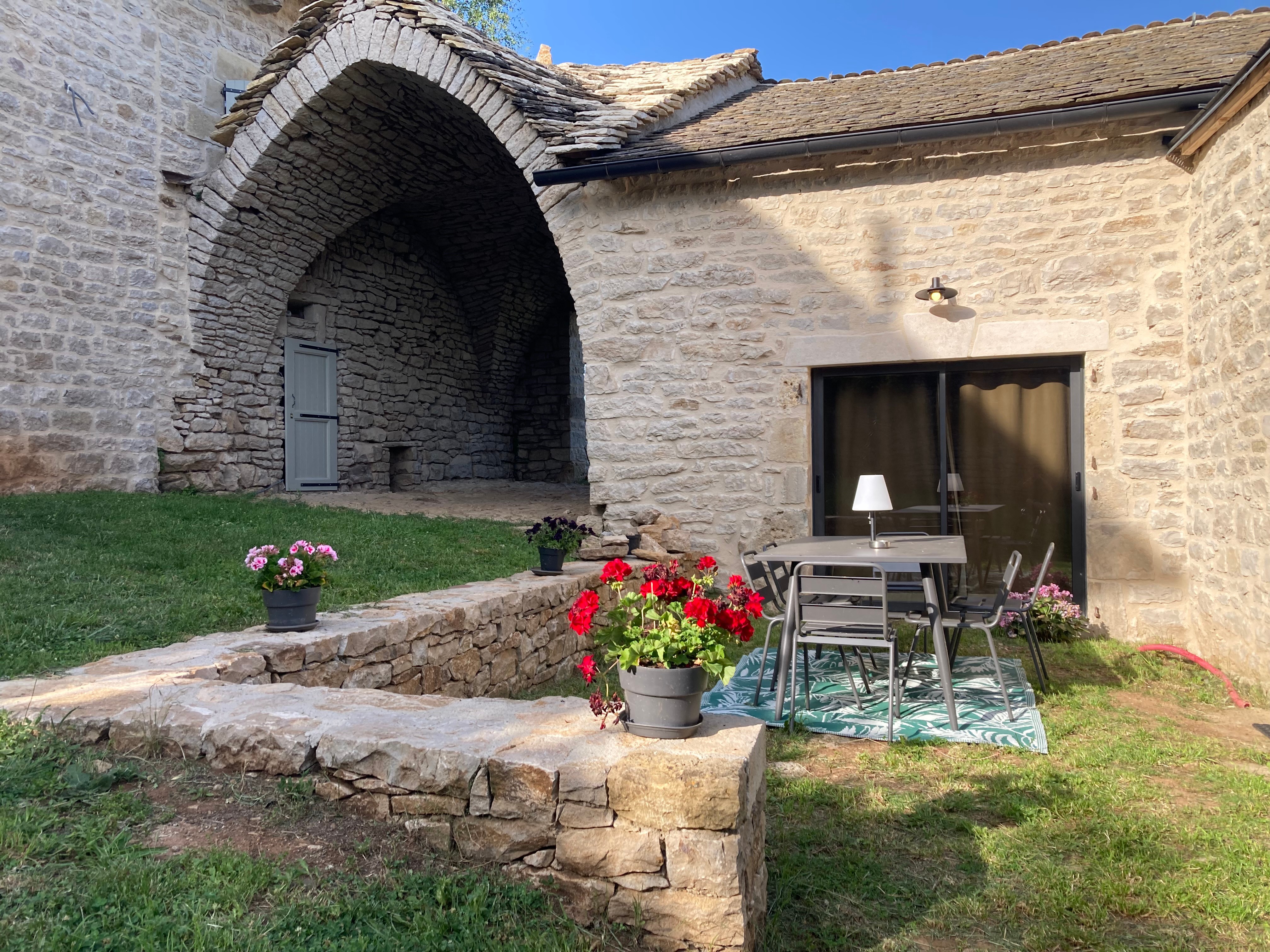 Extérieur du gîte Le jardin de Clémence