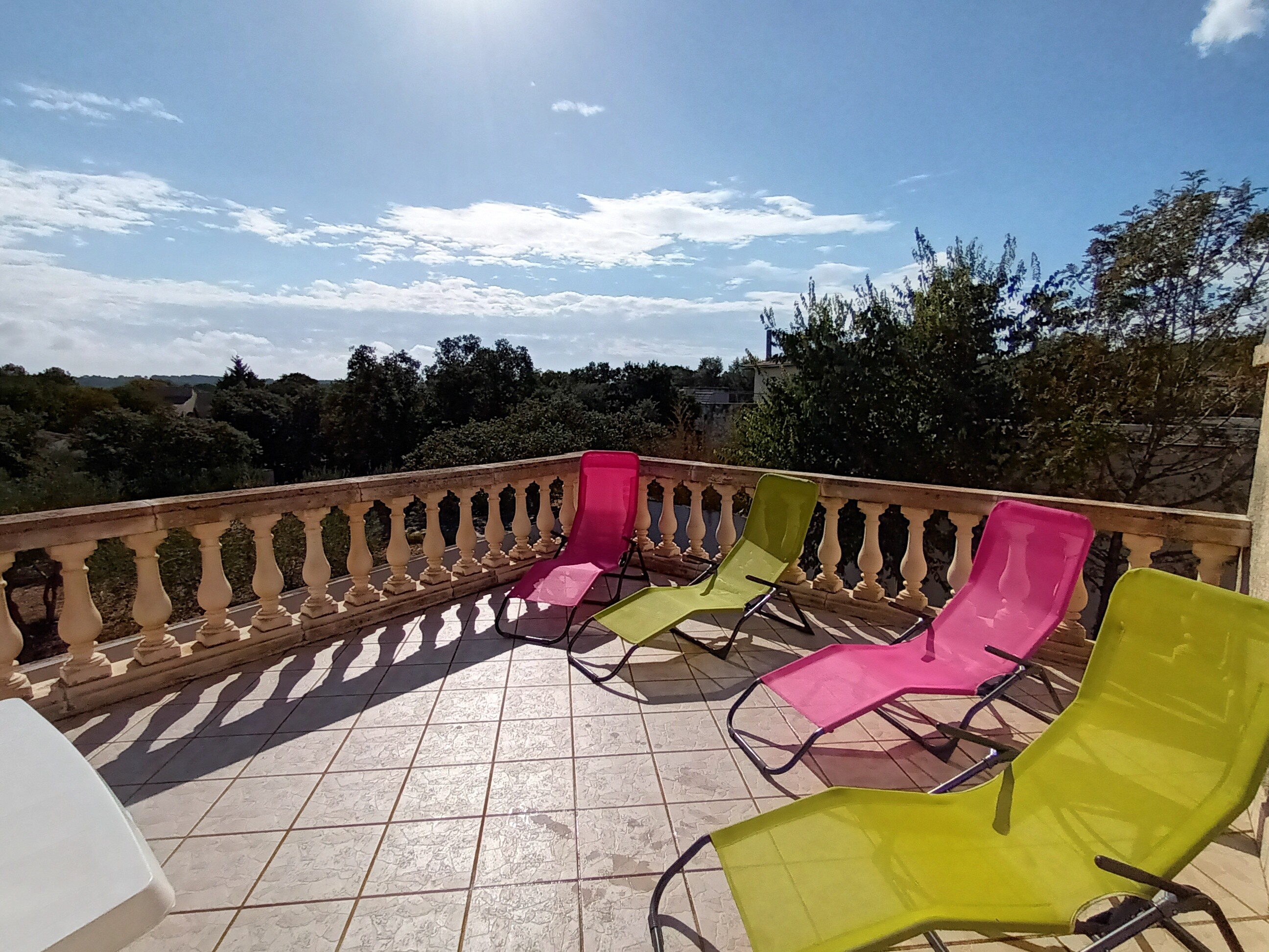 Terrasse vue panoramique