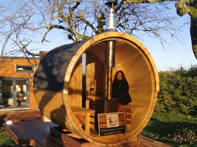 Sauna - Tiny House O Ptit Nid Milie