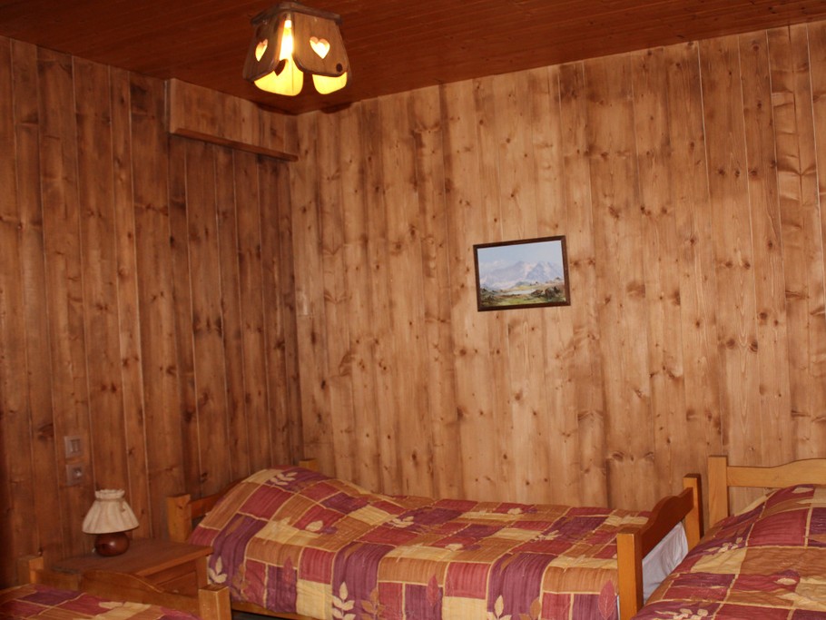 Chalet Ste Foy - Chambre avec 3 lits simples