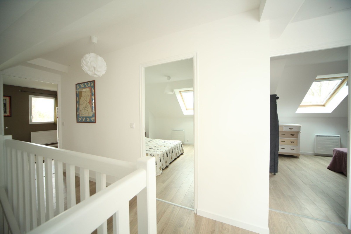 Couloir desservant les chambres - Les Agapanthes - Location de vacances Ille-et-Vilaine