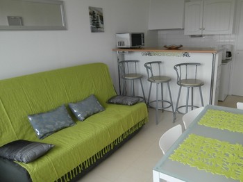 vue du séjour avec son coin bar