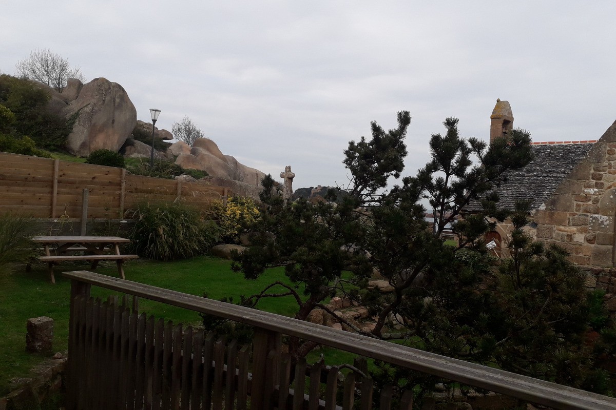 Chaos granitique - vue du jardin
