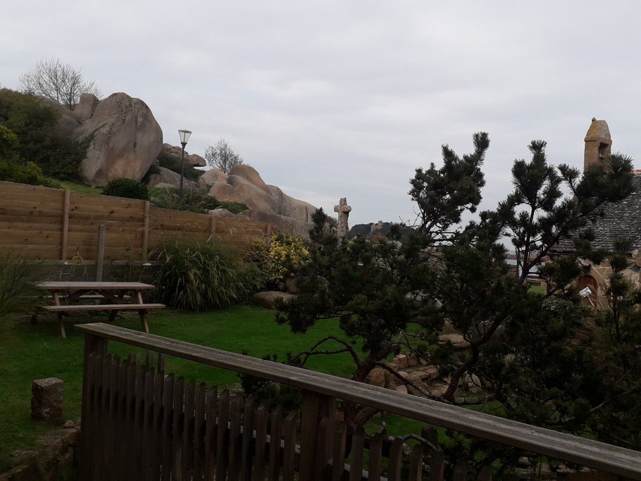 Chaos granitique - vue du jardin