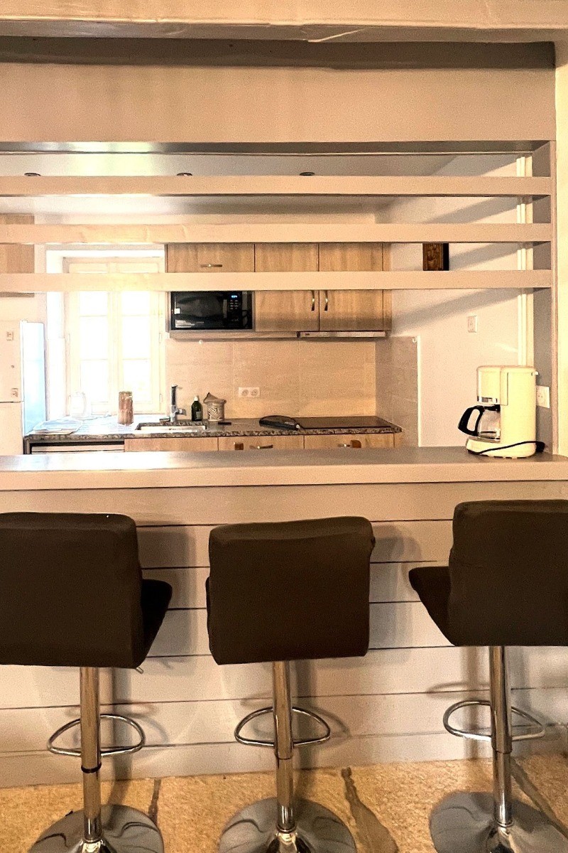 Espace repas cuisine équipée HAUTE VIENNE 87 Bersac sur Rivalier Gîte Chez Charles