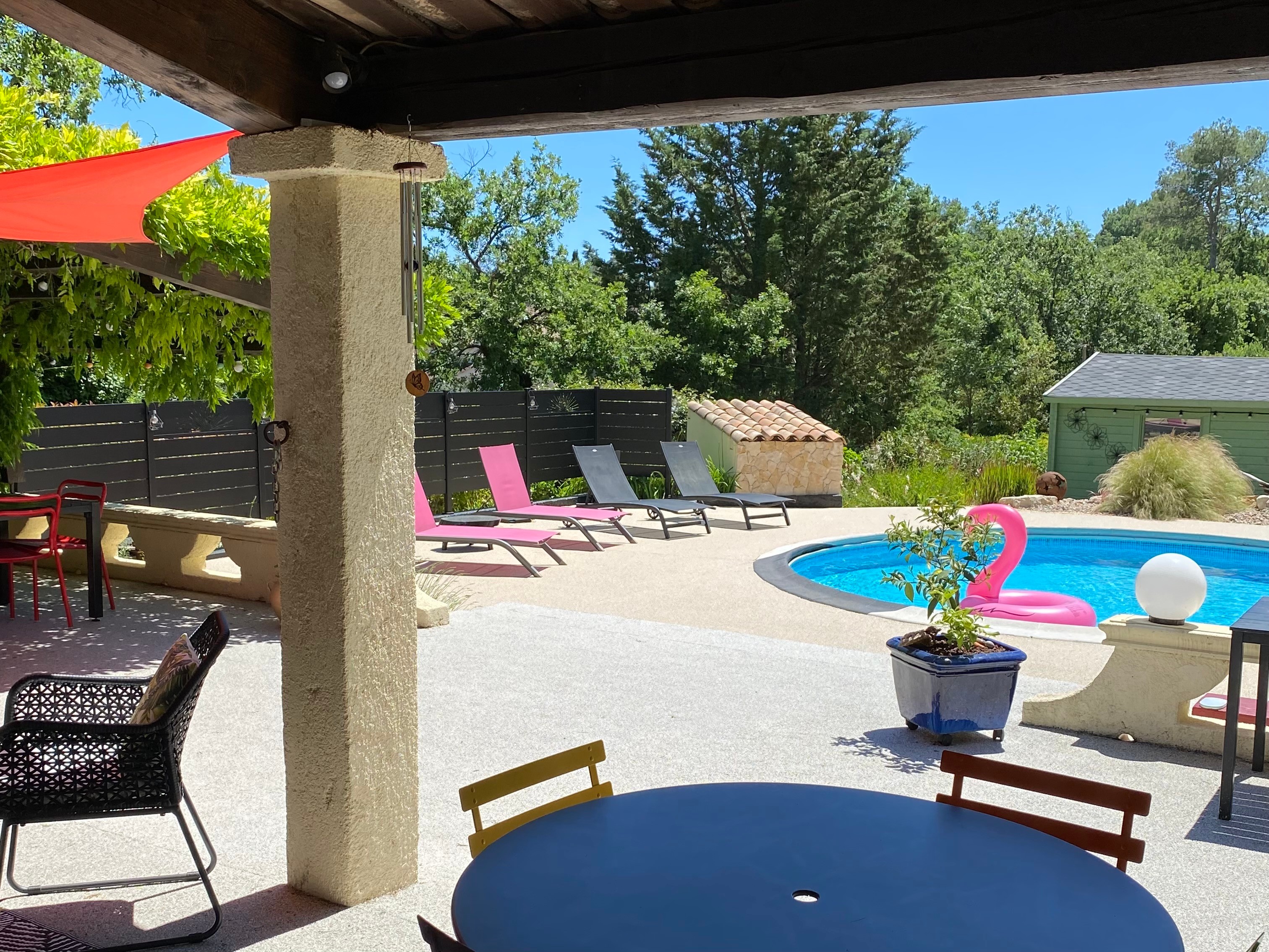 La terrasse  couverte