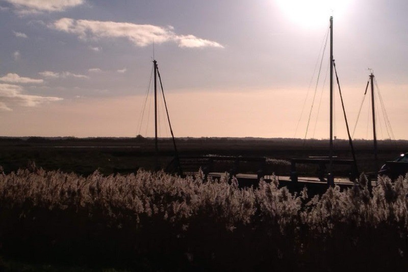 Le petit port de la Madelon, sur l'Authie
