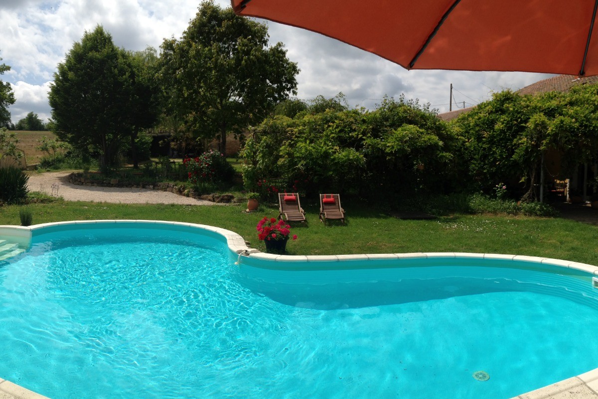 Piscine en milieu de l'été!!!