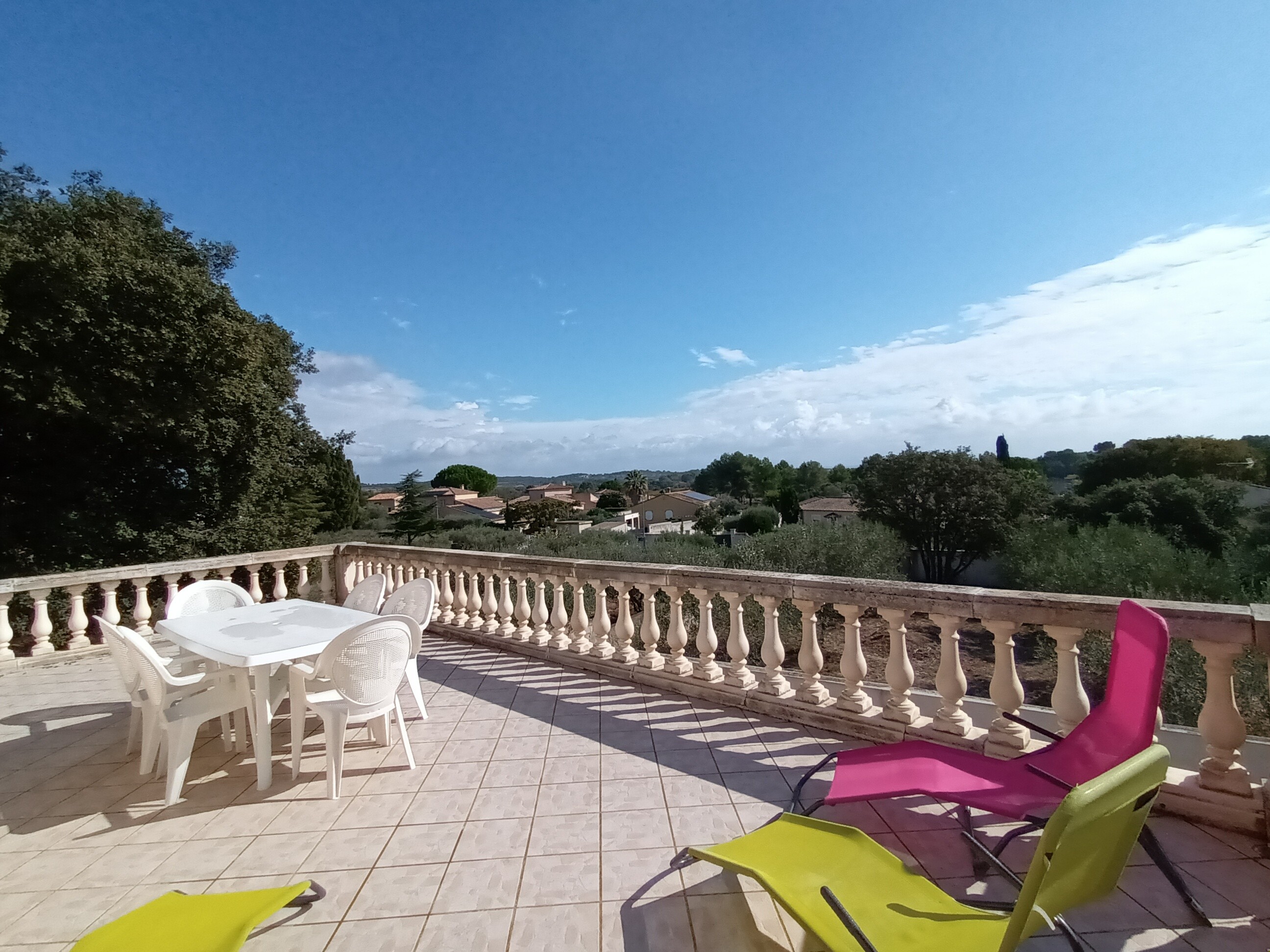 Terrasse vue panoramique
