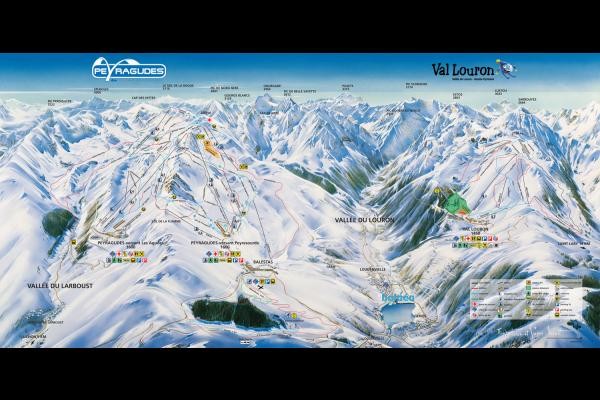 2 stations de ski à proximité Peyragudes et Val Louron