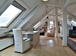 View from the studio entrance