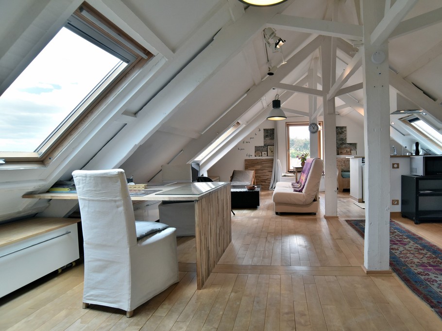 View from the studio entrance