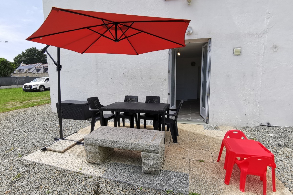 Terrasse accessible depuis l'appartement du rdc