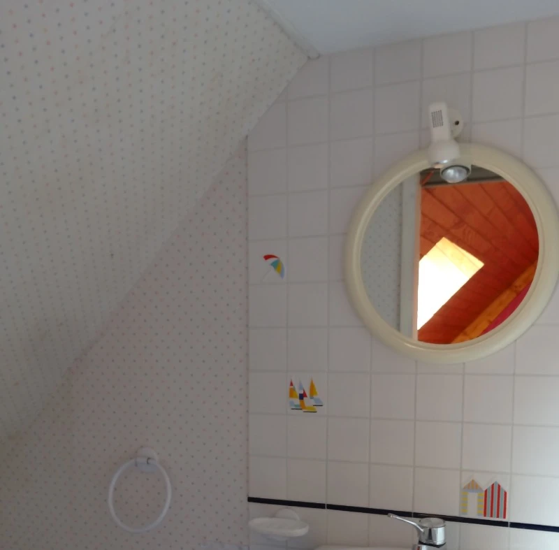 coin toilette dans mezzanine