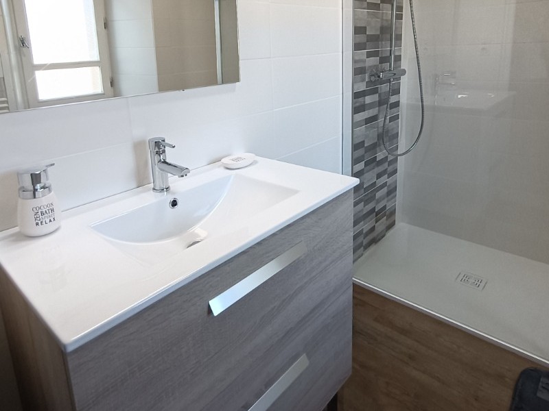 Shower room with large walk-in shower