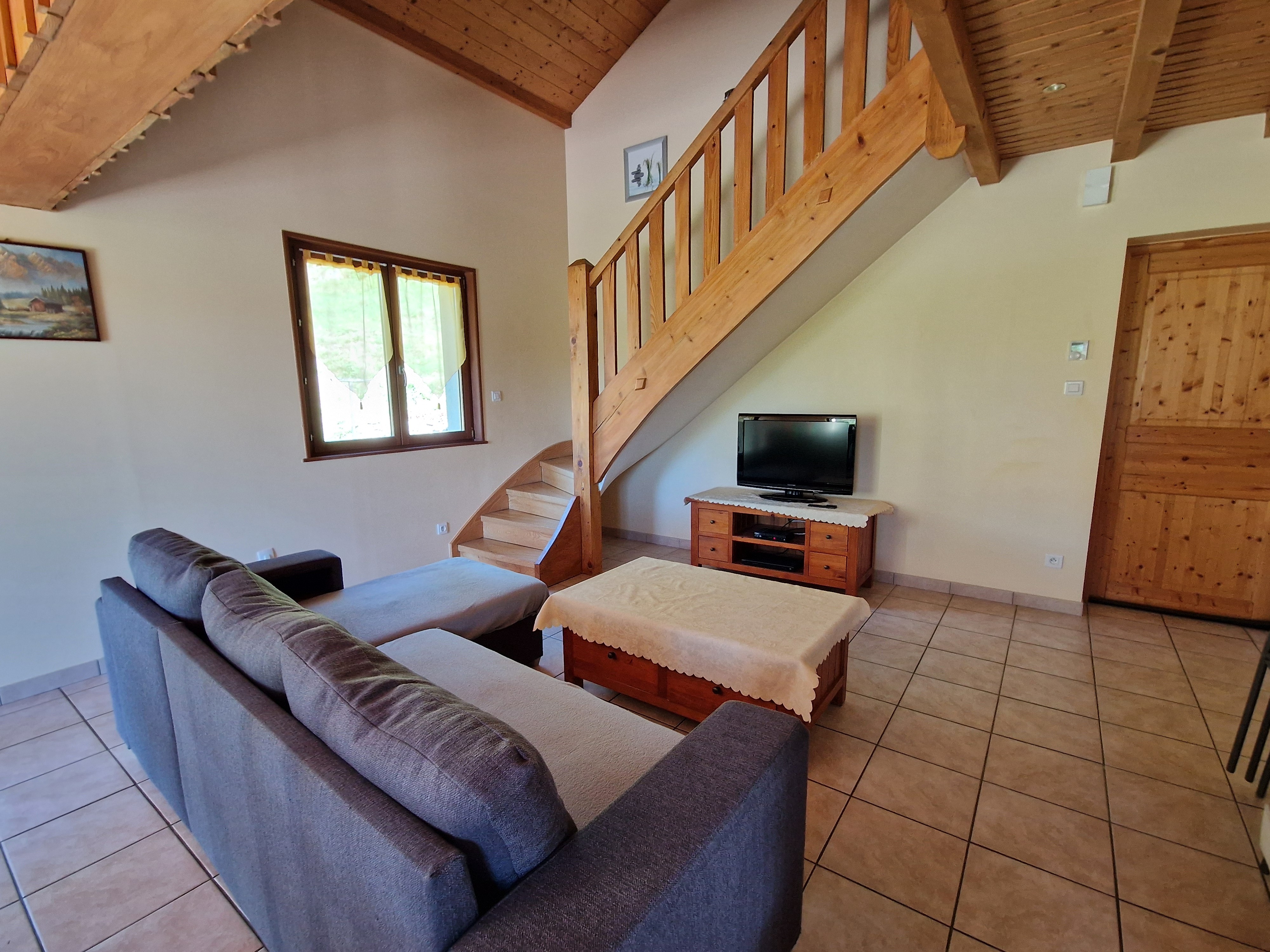 Living area - Gentiane holiday cottage