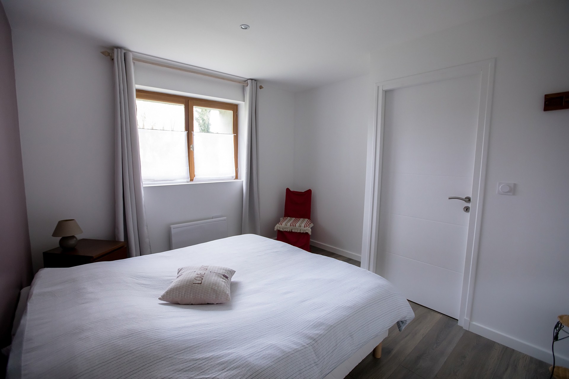 2e chambre avec 2 lits simples modulables
