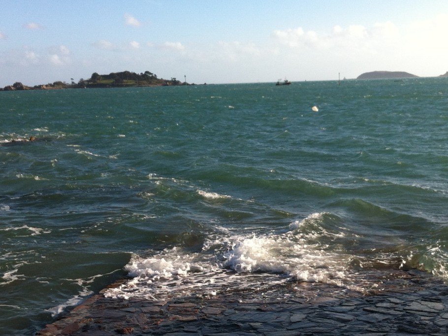 Bleu turquoise (nuages 5 mn après)