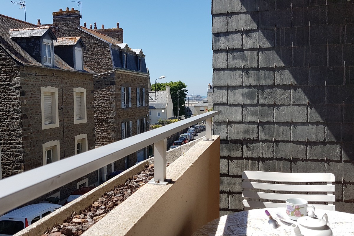 Aperçu de l'Ile du Petit Bé depuis le balcon