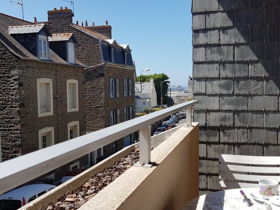 Aperçu de l'Ile du Petit Bé depuis le balcon