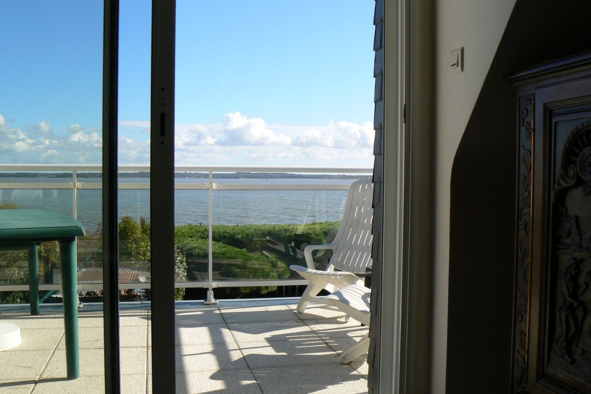 Terrasse vue de l'intérieure de Reve-o-Large