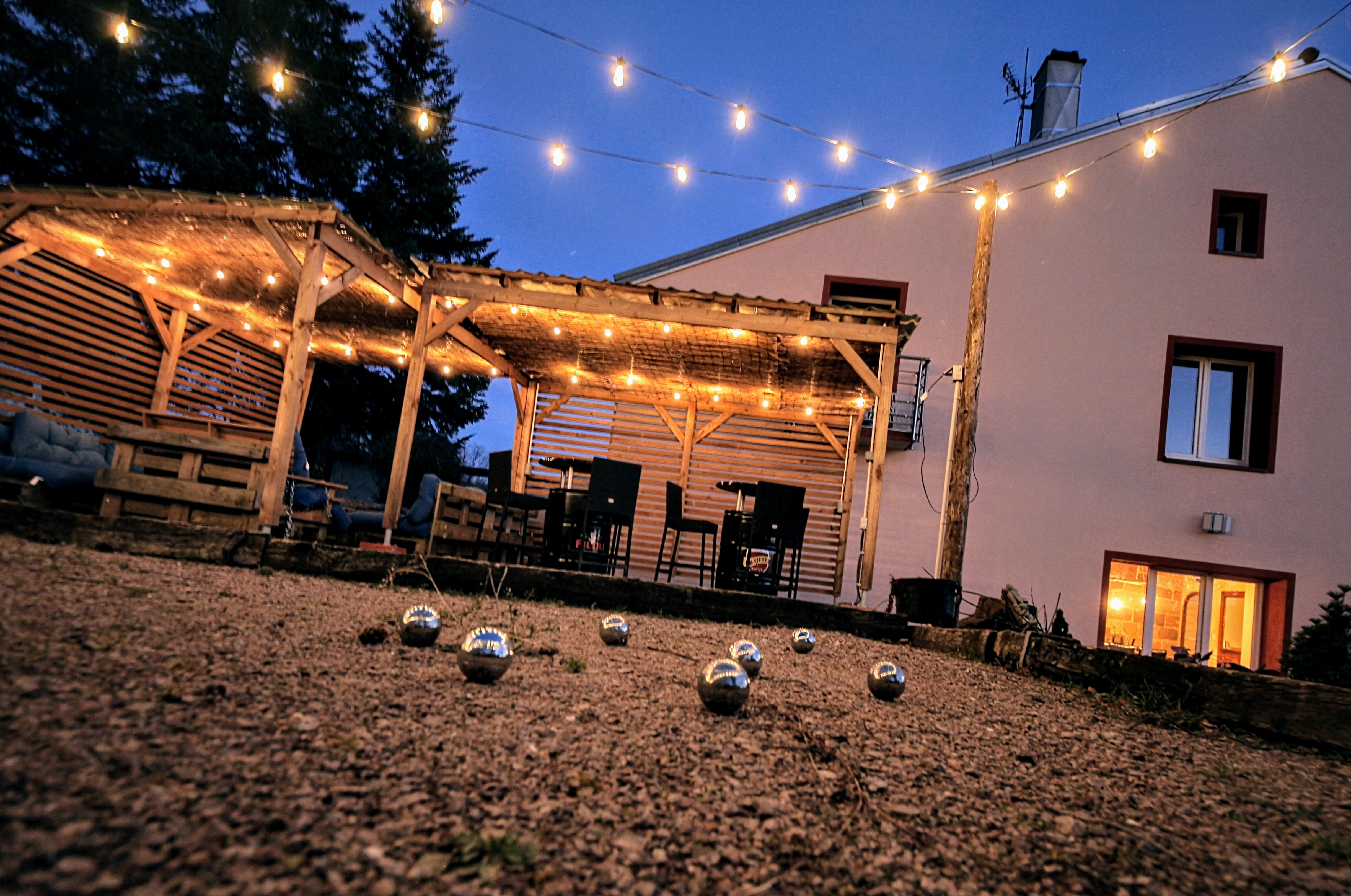 Terrain de pétanque - La Ferme à Gaston, gîte de groupe