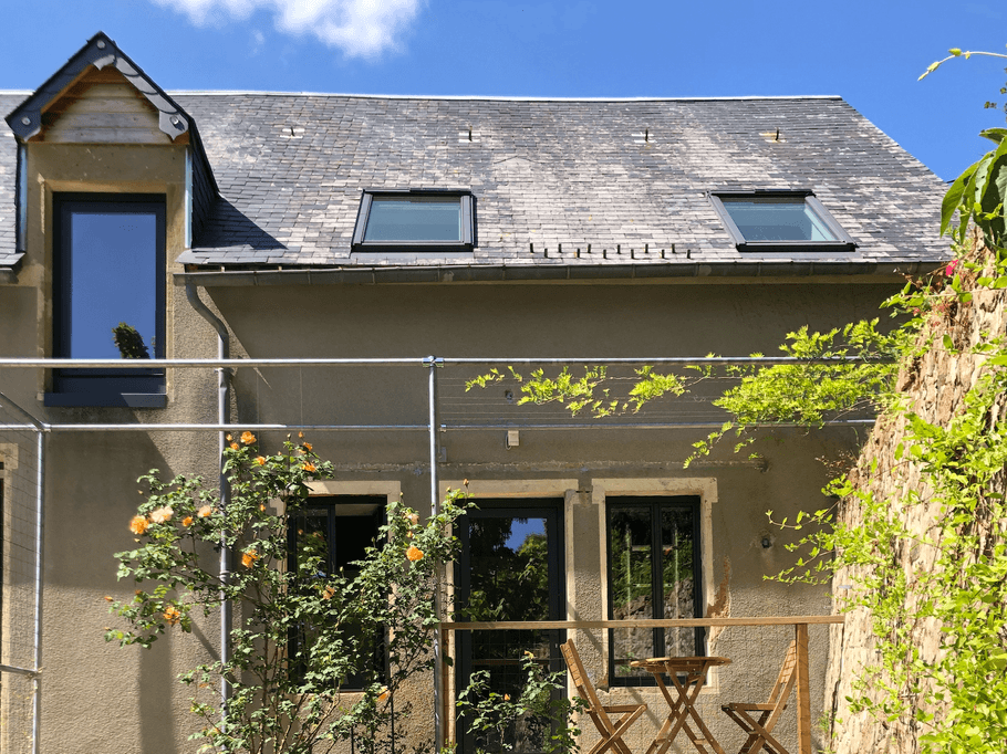 Le balcon sur le jardin
