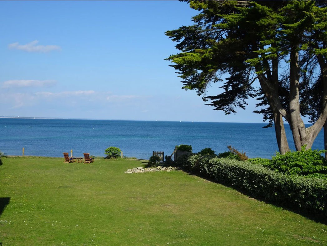 Vue du jardin de la location