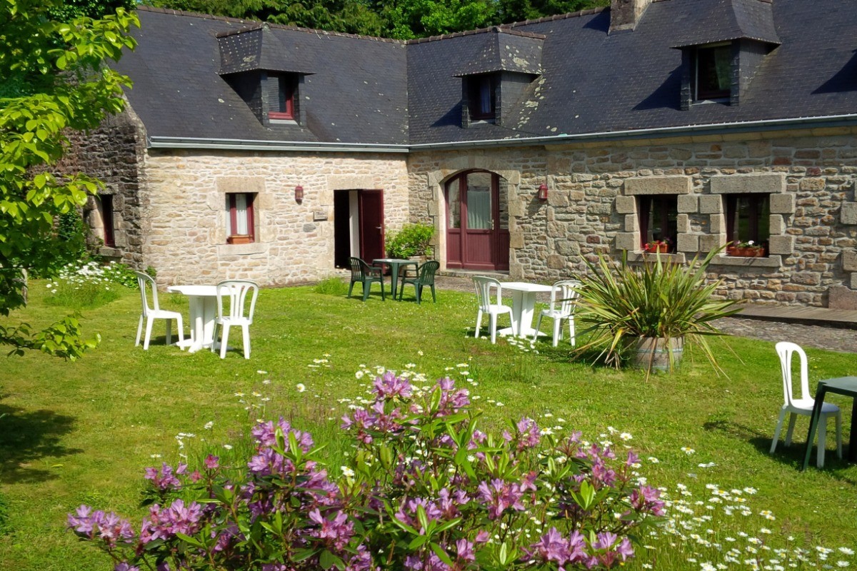 Vue façade gite iroise au premier étage, retour de la maison