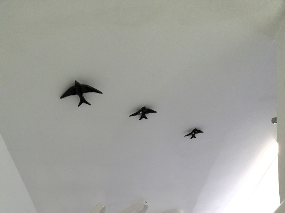 Escalier en colimaçon, du salon à l'étage