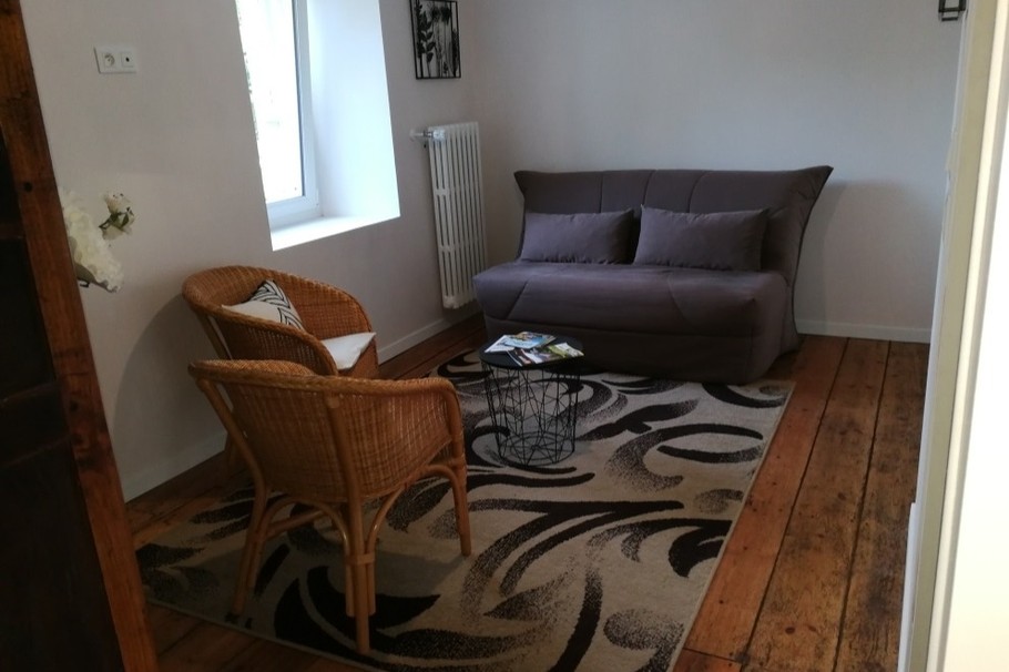 Location, Le faouët, Clévacances, salon