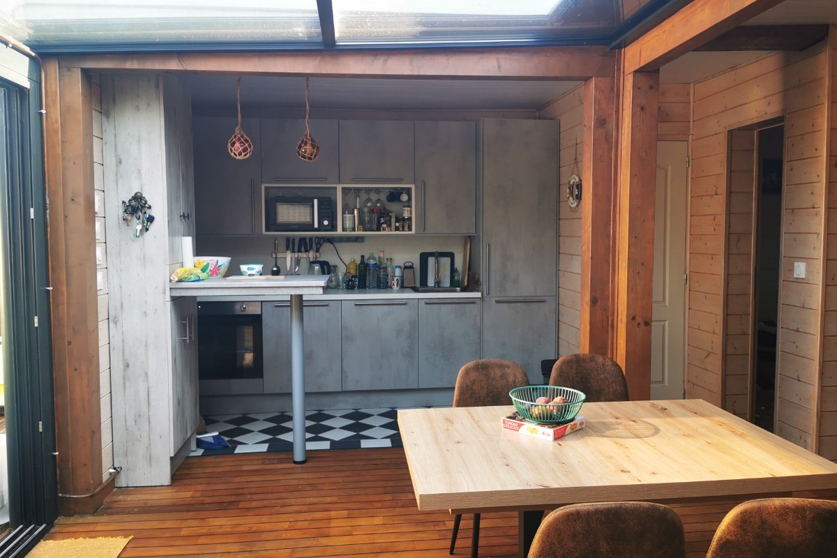 la cuisine et le séjour