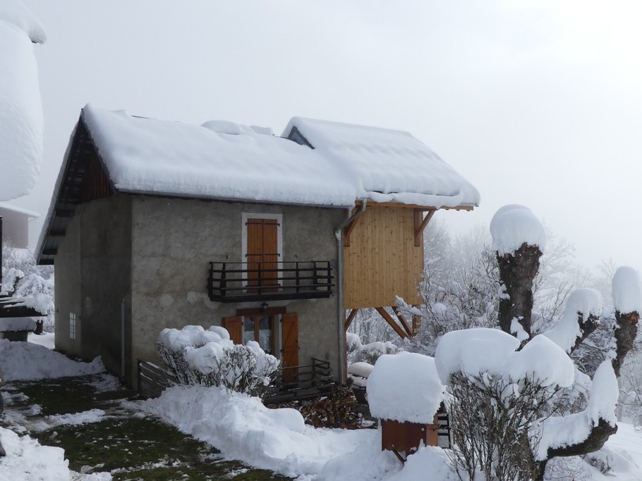 Notre chalet en hiver